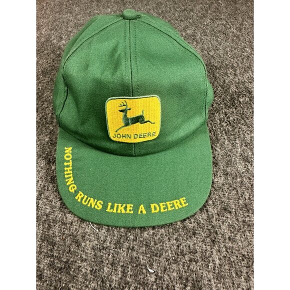 Vintage John Deer Nothing Runs Like A Deer Cap Hat SnapBack - Picture 3 of 9